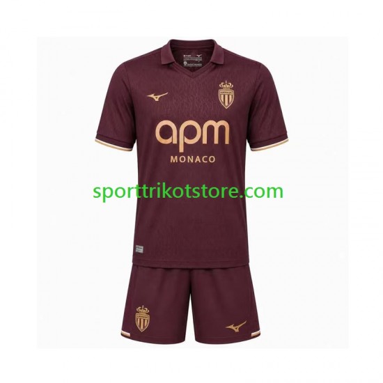 AS Monaco Kinderset Auswärts trikot 2027-2028 Kurzarm