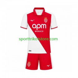 AS Monaco Kinderset Heim trikot 2027-2028 Kurzarm