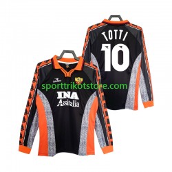 Retro AS Rom Herren Ausweich trikot 1999 Langarm Totti 10 1998