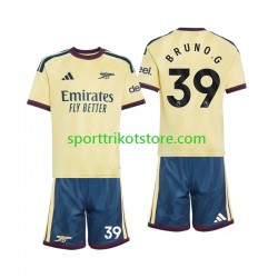 Arsenal Kinderset Ausweich trikot 2027-2028 Kurzarm Bruno Guimaraes 39
