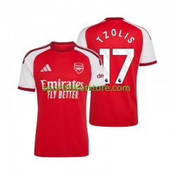 Arsenal Herren Heim trikot 2027-2028 Kurzarm Christos Tzolis 17