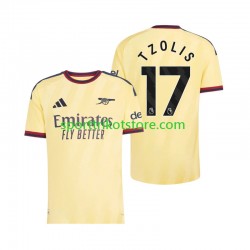 Arsenal Herren Ausweich trikot 2027-2028 Kurzarm Christos Tzolis 17