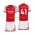 Arsenal Kinderset Heim trikot 2027-2028 Kurzarm Declan Rice 41