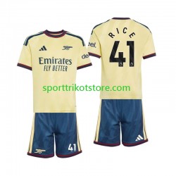 Arsenal Kinderset Ausweich trikot 2027-2028 Kurzarm Declan Rice 41