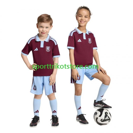 Aston Villa Kinderset Heim trikot 2027-2028 Kurzarm