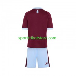 Aston Villa Kinderset Heim trikot 2027-2028 Kurzarm
