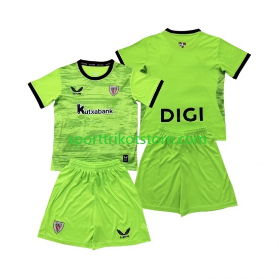 Athletic Bilbao Kinderset Auswärts trikot 2027-2028 Kurzarm Torwart