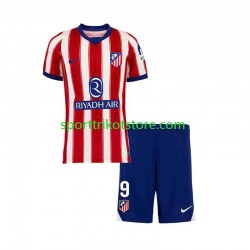 Atlético Madrid Kinderset Heim trikot 2027-2028 Kurzarm Alexander Sorloth 9