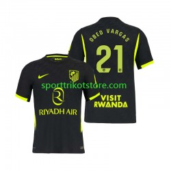 Atlético Madrid Herren Auswärts trikot 2027-2028 Kurzarm Obed Vargas 21