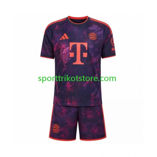 FC Bayern München Kinderset Ausweich trikot 2027-2028 Kurzarm