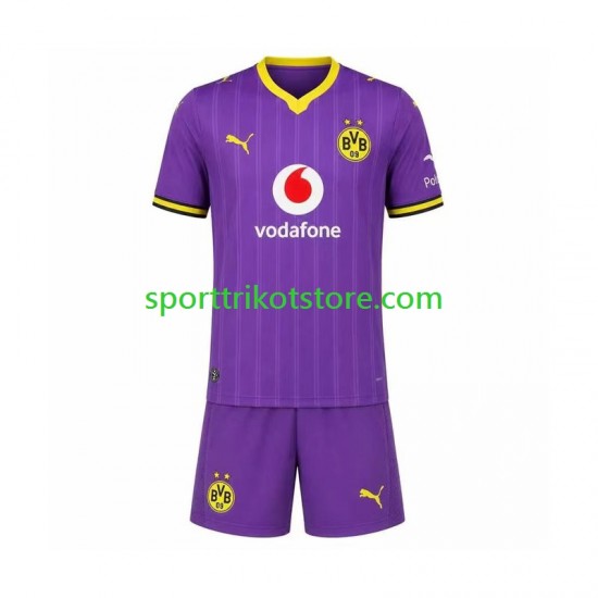 Borussia Dortmund Kinderset Ausweich trikot 2027-2028 Kurzarm