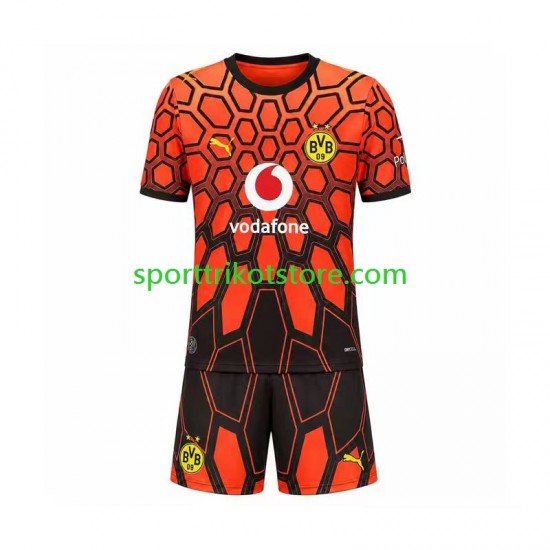 Borussia Dortmund Kinderset Heim trikot 2027-2028 Kurzarm Torwart