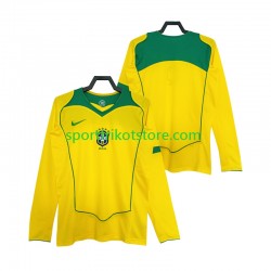 Retro Brasilien Herren Heim trikot 2004 Langarm