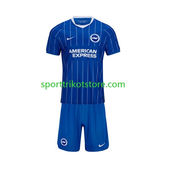 Brighton Hove Albion Kinderset Heim trikot 2027-2028 Kurzarm