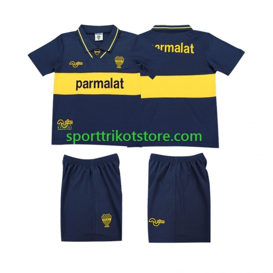 Retro Boca Juniors Kinderset Heim trikot Kurzarm 1993 1995