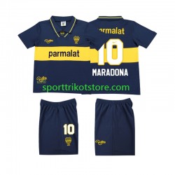 Retro Boca Juniors Kinderset Heim trikot Kurzarm MARADONA 10 1993 1995