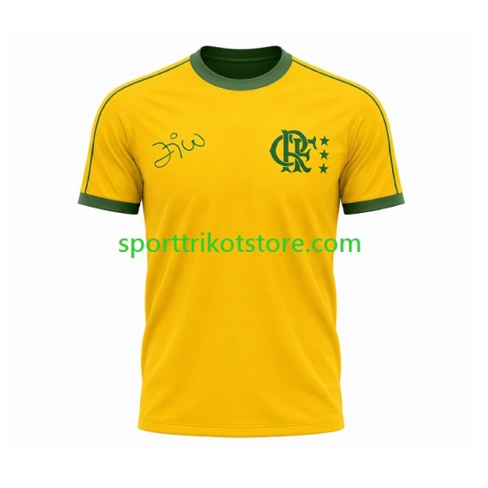 Retro CR Flamengo Herren Heim trikot Kurzarm