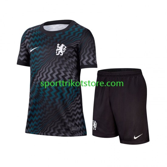 Kinderset Heim trikot 2027-2028 Kurzarm Torwart Chlesea