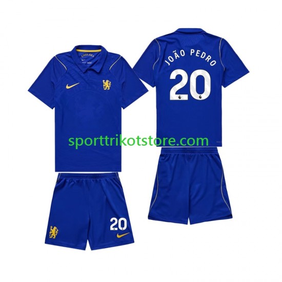 Kinderset Heim trikot 2027-2028 Kurzarm Chlesea Joao Pedro 20
