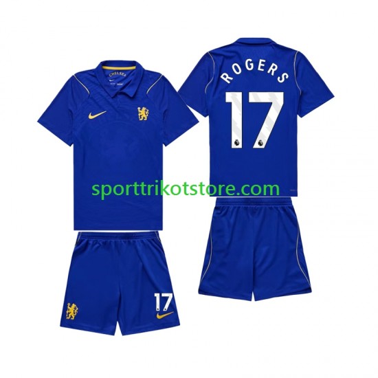 Kinderset Heim trikot 2027-2028 Kurzarm Chlesea Morgan Rogers 17