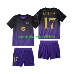 FC Barcelona Kinderset Auswärts trikot 2027-2028 Kurzarm Anthony Gordon 17