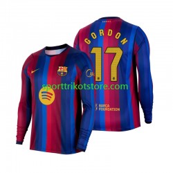 FC Barcelona Herren Heim trikot 2027-2028 Langarm Anthony Gordon 17