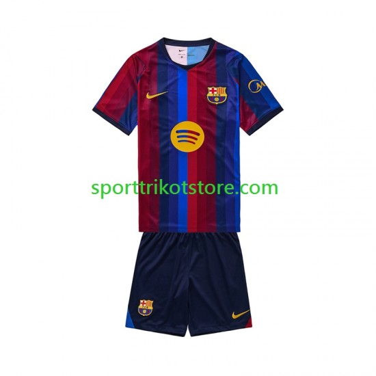 FC Barcelona Kinderset Heim trikot 2027-2028 Kurzarm