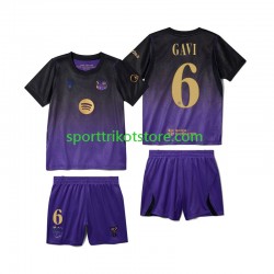 FC Barcelona Kinderset Auswärts trikot 2027-2028 Kurzarm Gavi 6