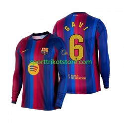 FC Barcelona Herren Heim trikot 2027-2028 Langarm Gavi 6