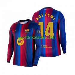 FC Barcelona Herren Heim trikot 2027-2028 Langarm Karim Adeyemi 14