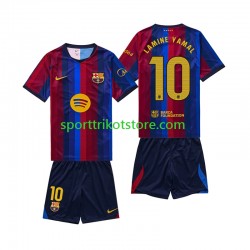 FC Barcelona Kinderset Heim trikot 2027-2028 Kurzarm Lamine Yamal 10