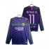 Retro FC Barcelona Herren Auswärts trikot Langarm Neymar JR 11 2016 2017