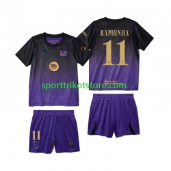 FC Barcelona Kinderset Auswärts trikot 2027-2028 Kurzarm Raphinha 11