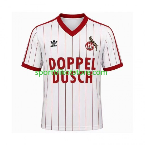 Retro FC Köln Herren Heim trikot Kurzarm 1982 1983