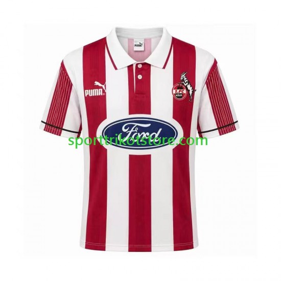 Retro FC Köln Herren Heim trikot Kurzarm 1995 1996