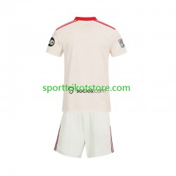 Retro FC Sevilla Kinderset Heim trikot 2025-2026 Kurzarm