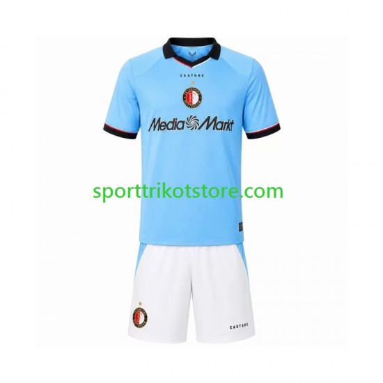 Feyenoord Rotterdam Kinderset Auswärts trikot 2027-2028 Kurzarm