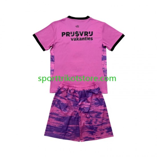 Feyenoord Rotterdam Kinderset Ausweich trikot 2027-2028 Kurzarm Torwart