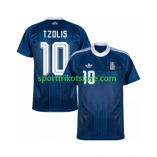 Griechenland Herren Auswärts trikot 2027-2028 Kurzarm Christos Tzolis 17