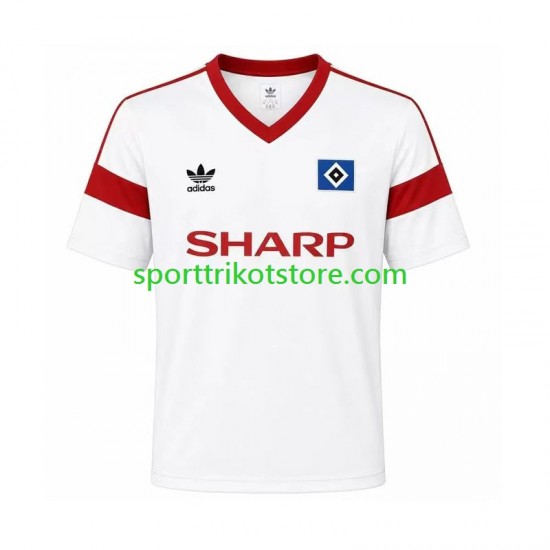 Retro Hamburger SV Herren Heim trikot Kurzarm 1988