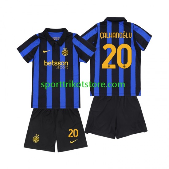 Inter Mailand Kinderset Heim trikot 2027-2028 Kurzarm Hakan Calhanoglu 20