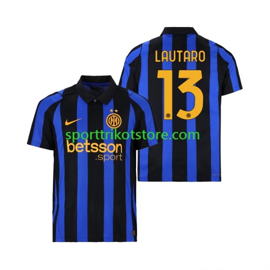 Inter Mailand Herren Heim trikot 2027-2028 Kurzarm Lautaro Martinez 13