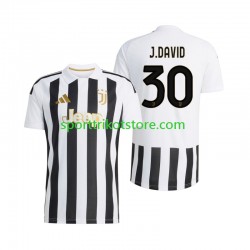 Juventus Turin Herren Heim trikot 2027-2028 Kurzarm Jonathan David 30