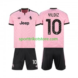 Juventus Turin Kinderset Auswärts trikot 2027-2028 Kurzarm Kenan Yildiz 10
