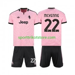 Juventus Turin Kinderset Auswärts trikot 2027-2028 Kurzarm Weston McKennie 22