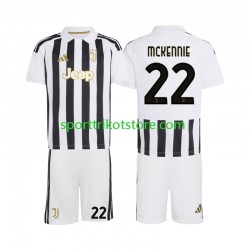 Juventus Turin Kinderset Heim trikot 2027-2028 Kurzarm Weston McKennie 22