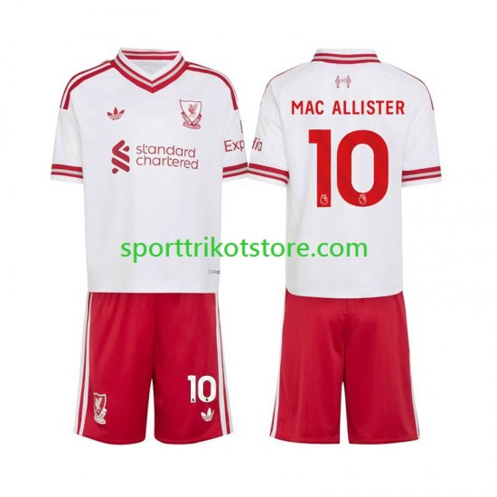 Liverpool Kinderset Auswärts trikot 2027-2028 Kurzarm Alexis Mac Allister 10