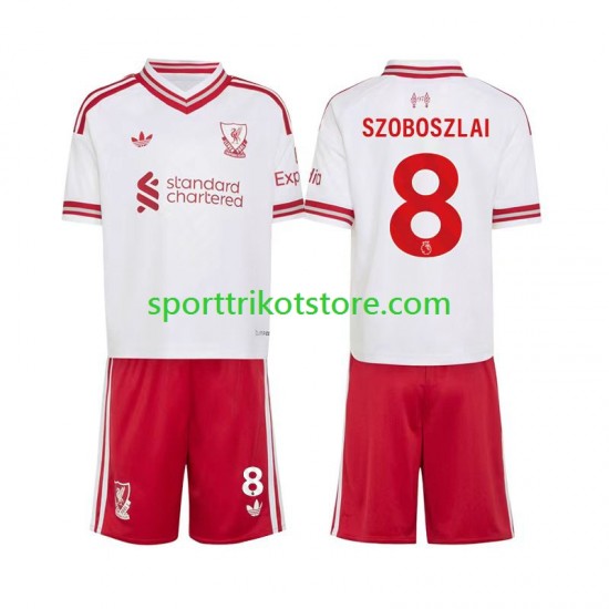 Liverpool Kinderset Auswärts trikot 2027-2028 Kurzarm Dominik Szoboszlai 8