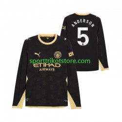 Manchester City Herren Auswärts trikot 2027-2028 Langarm Elliot Anderson 5