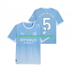 Manchester City Herren Heim trikot 2027-2028 Kurzarm Elliot Anderson 5